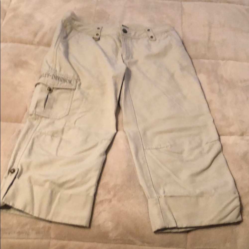 Harley Davidson Khaki capris